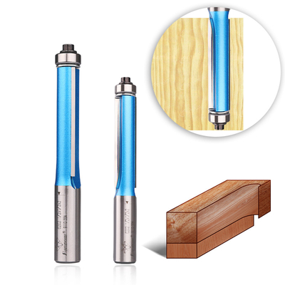 Lamboss Long Blade Straight Bit With Bearing Woodworking Milling Cutter Trimming Cutter लकड़ी के काम के लिए फ्राइंग कटर