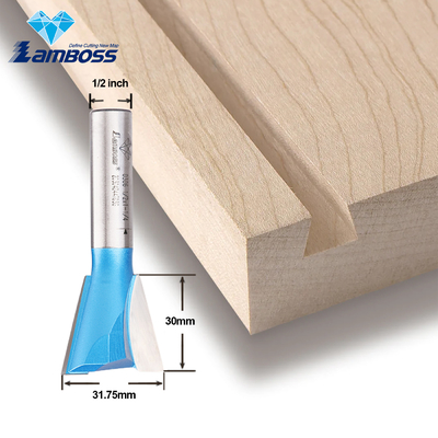 लकड़ी के काम के लिए Lamboss Dovetail Bit Carving Cutter Dovetail Router Bit बिना असर के